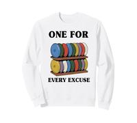 Disc Golf para Hombre con una Excusa para Cada Broma Sudadera