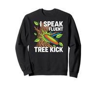 Disc Golf Player I Speak Fluent Tree Kick Humor Sudadera