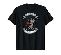 Disc Golf Tree Magnet Funny Frolf Player Art Camiseta gráfica económica