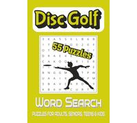 Disc golf word search: 55 Puzzles for Adults, Seniors, Teens & kids