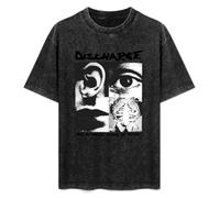 Discharge Hear Nothing Men's T-Shirt Unisex Black Cotton Print tee Shirts XXL