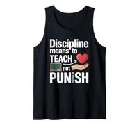 Disciplina positiva La inteligencia emocional los eleva suavemente Camiseta sin Mangas