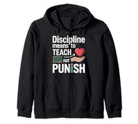 Disciplina positiva La inteligencia emocional los eleva suavemente Sudadera con Capucha