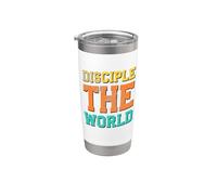 Discípulo El Mundo Vaso térmico de acero inoxidable de doble pared