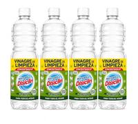 Disclin Limpiador Multiusos con Vinagre Blanco 1 L | Pack de 4 Unidades | RASMACOR