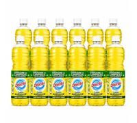 Disclin Limpiador Multiusos con Vinagre y Detergente Limón 1 L | Pack de 12 Unidades | RASMACOR
