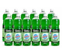 Disclin Limpiador Multiusos con Vinagre y Detergente Manzana 1 L | Pack de 12 Unidades | RASMACOR