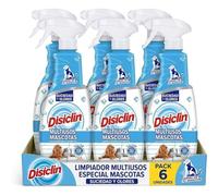 Disclin Limpiador Multiusos Mascotas en Spray 750 ml - Pack 6 Unidades | Ideal para Hogares con Mascotas | RASMACOR