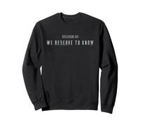 Disclosure Day We Deserve to Know Sudadera