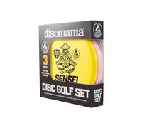 Discmania Set de Discos Disc Golf Active Soft 3 unidades, Putter, Medio y Conductor