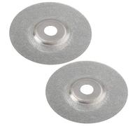 Disco Abrasivo con Revestimiento de Diamante de 4 Pulgadas, 2 Uds., Disco de Rueda de Regazo Plano, Disco de Pulido Y Lijado