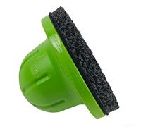 Disco abrasivo de cubo de rueda de 150 mm para molienda de óxido para taladro inalámbrico, cepillo de limpieza de llantas de rotor compatible con uso automotriz (verde)
