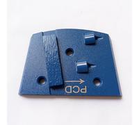 Disco abrasivo de diamante PCD izquierdo y derecho, segmento sinterizado, bloque de Metal, abrasivo for suelo de hormigón epoxi(PCD Right)