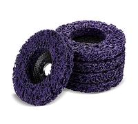 Disco Abrasivo Discos de Desbaste 100mm para Eliminación de Óxido Pintura y Descamación 5 Piezas Púrpura y Oro