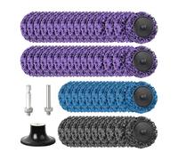 Disco abrasivo para amoladora angular para pulir, piedra 50, compacta, pieza de discos pulidores de madera, metal, hormigón, restauración de muebles, renovación del hogar, multiusos, uso exterior e