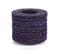 Disco Abrasivo, Rueda de Tira de Polietileno, 5Pcs Oro Púrpura Disco Herramienta de Eliminación de óxido de Pintura para Mayoría de Amoladoras de ángel de 100mm, Disco Abrasivo de Policarburo