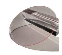 Disco Acrílico Tablones redondos transparentes, placas acrílicas de 100/200/300 x 3 mm, vidrio plástico for tableros dibujo DIY (5 unidades)(Light Peach,200mm)