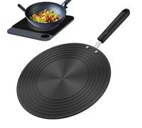 Disco adaptador para estufa: convertidor de placa ergonómico de 18 cm, herramienta de cocción de precisión para estufa, superficie duradera resistente al calor, diseño de mango portátil, equipo de coc