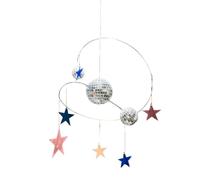 Disco Ball Decor, Spiral Suncatcher Ornament, Reflective Hanging Pendant