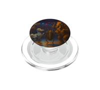 Disco Ball Extinto Animal Humor Biólogo Broma Retro Dance PopSockets PopGrip para MagSafe