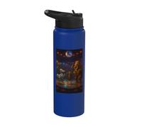 Disco Ball Extinto Animal Humor Biólogo Broma Retro Dance Stainless Steel Insulated Water Bottle