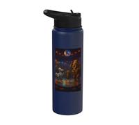 Disco Ball Extinto Animal Humor Biólogo Broma Retro Dance Stainless Steel Insulated Water Bottle