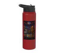 Disco Ball Extinto Animal Humor Biólogo Broma Retro Dance Stainless Steel Insulated Water Bottle