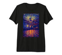 Disco Ball Van Gogh Arte Estudiante Pintura Amantes Maestro de Arte Camiseta Premium