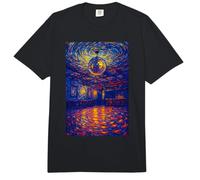 Disco Ball Van Gogh Arte Estudiante Pintura Amantes Maestro de Arte Comfort Colors Adult Heavyweight T-Shirt