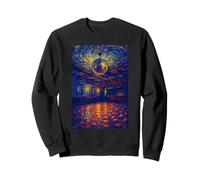 Disco Ball Van Gogh Arte Estudiante Pintura Amantes Maestro de Arte Sudadera