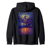Disco Ball Van Gogh Arte Estudiante Pintura Amantes Maestro de Arte Sudadera con Capucha