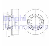 DELPHI Discos de freno para FORD: Transit/Tourneo (Ref: BG4008)