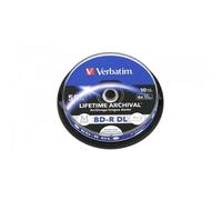 Disco Blu-ray BD-R DL Verbatim M-Disc 50 GB 6x 10 unidades imprimible