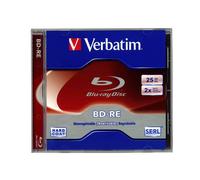Disco Blu Ray Verbatim con estuche, calidad de 25 GB, capa súper dura, flexibili