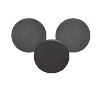 Disco cerámico de carburo de silicio: 2 hojas redondas de SiC sinterizadas sin presión for investigación científica y aplicaciones industriales(30mmx5mm)