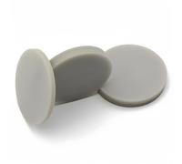 Disco cerámico de nitruro de aluminio de alta conductividad térmica - Hoja aislante de 2 piezas for electrónica e investigación científica(72.6mmx0.6mm)