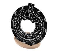 Disco circular de teoría musical para guitarra, rueda de quintas, rueda de acordes con soporte, herramienta de aprendizaje de instrumentos musicales para guitarra, piano, ukelele y estudiantes