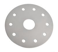 Disco conductor de calor para estufas de inducción, funciona con ollas de vidrio y cacerolas de acero inoxidable para un rendimiento estable (12,3 cm)