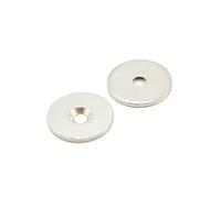 Disco de Acero de Contraataque Para Usar Imanes, Obras de Arte Colgadas O Tableros de Notificación - Agujero de 25mm de 2mm de Espesor x 4mm - Paquete de 10