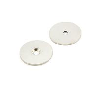 Disco de Acero de Contraataque Para Usar Imanes, Obras de Arte Colgadas O Tableros de Notificación - Agujero de 32mm de Diámetro x 2mm de Espesor x 4mm - Paquete de 10