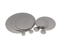 Disco de acero inoxidable, Hojas de disco circulares con placas cuña acero inoxidable 304, varios tamaños, 10/15/20/25 piezas(18mmx1.3mm(25pcs))