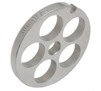 Disco de acero inoxidable n.º 5 para picadoras de carne, perfectamente adecuado para el procesamiento eficiente de carnes y verduras (16 mm)