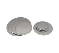 Disco De Acero Inoxidable Placa circular de acero inoxidable, placa metal redonda, disco, espesor hoja 1-4 mm(75mm(1Pc),4mm)