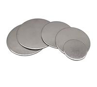 Disco de acero inoxidable, Placas de cuña acero inoxidable 304, 6-12 mm diámetro, 1,8 espesor, paquete 50(7mmx1mm(50pcs))