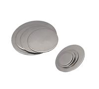 Disco de acero inoxidable, Placas de cuña circulares acero inoxidable 304, varios tamaños, 3/4/5 piezas(42mmx2.7mm(4pcs))