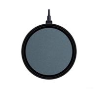 Disco de aire de burbuja fina de 10 cm para tanques marinos de agua dulce | Tamaño compacto de 6 cm, salida de burbujas fina, alta para temperatura sinterizada, ideal para tanques pequeños