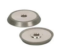 Disco de amolar de diamante de 3" for electrochapado, cortador circular de amolado, compatible con afilador de fresas de acero de tungsteno de 78 x 12,7 mm.
