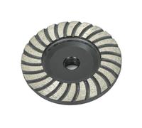 Disco de amolar diamante negro con tornillo M14 4" y 100 mm, almohadilla for amoladora angular, piedra, cemento, hormigón, suelo, superficie curva, bloque pulido wanglan(60)