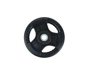 Disco de Caucho con Agarre 30 mm Viok Sport - Entrenamientos Funcionales y Musculación - Compatible con Barras de 30 y 28 mm - Disponible en 1,5, 2,5, 5, 10, 15 y 20 Kg (5, Kilogramos)
