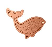 Disco de cobre de pájaro genérico - 4,84 pulgadas Copper Bird Bath Tray | Marine Creature Shape Three Point Support | Physical Water Purification for Outdoor Garden All Seasons. Coppers, 35 g.